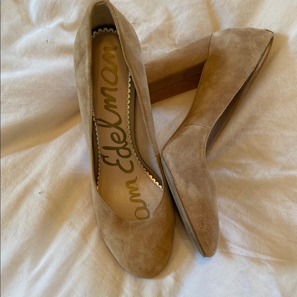 Sam Edelman Women's Tan Suede Flats